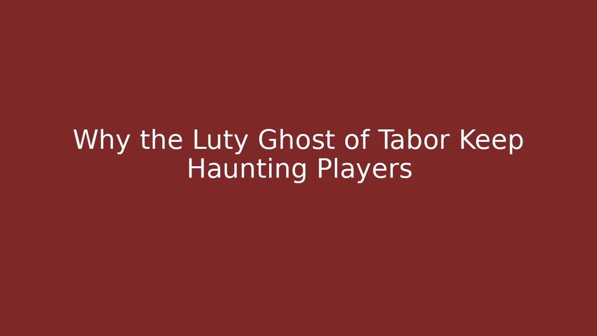 Why the Luty Ghost of Tabor Keep Haunting Players