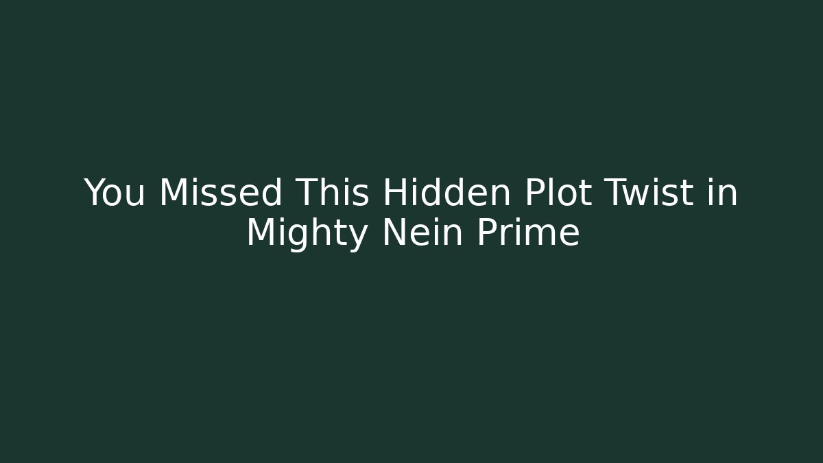 You Missed This Hidden Plot Twist in Mighty Nein Prime